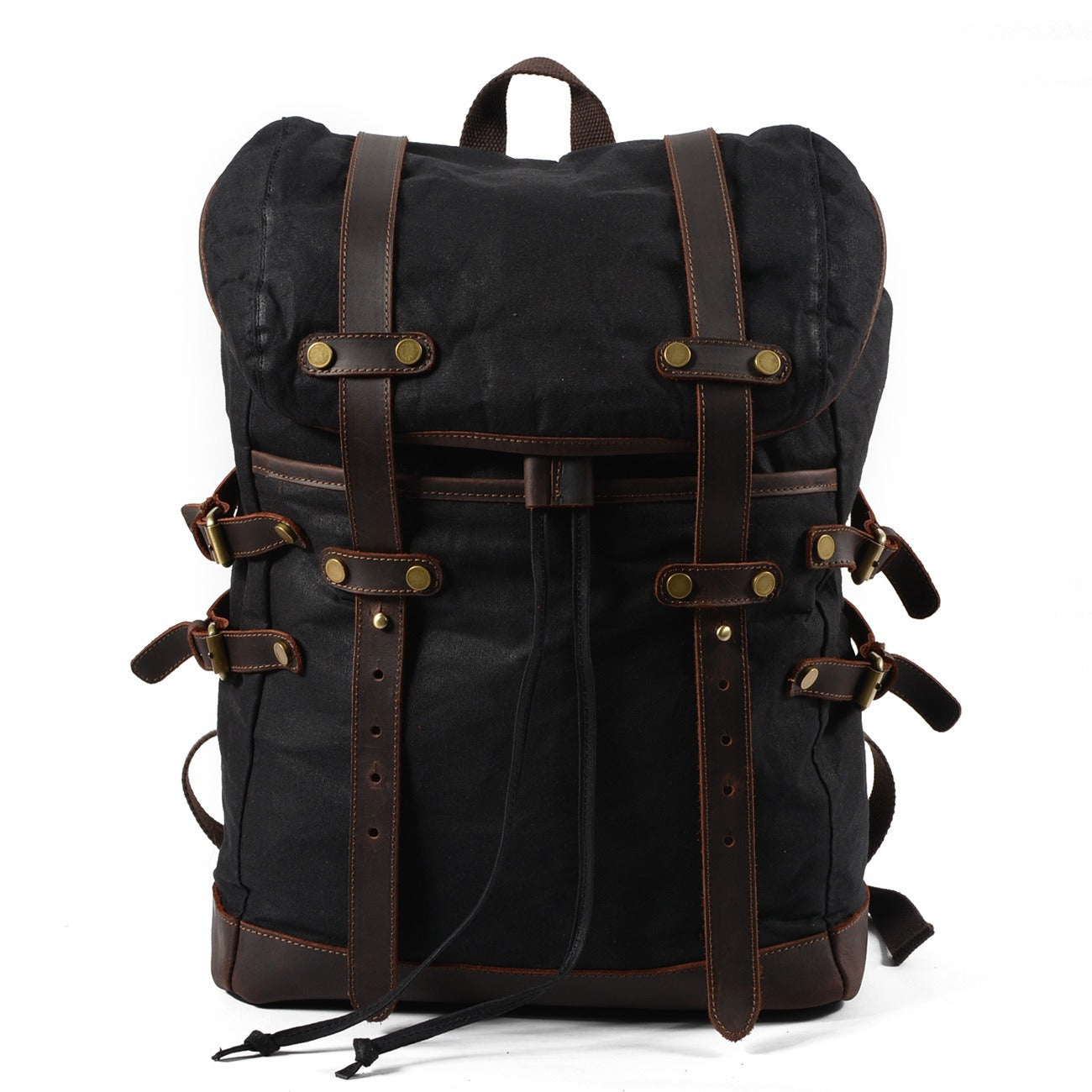 Canvas Men Bag Casual Shoulder Backpack Men Waterproof Outdoor Travel Bag Student Schoolbag