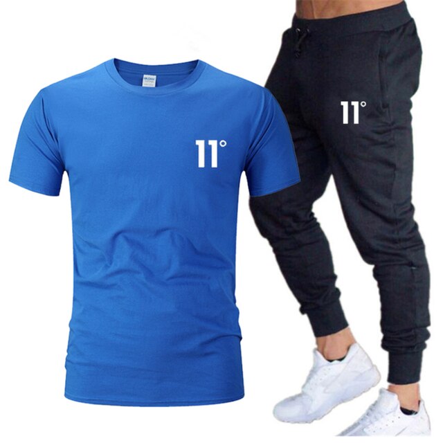 Hot Selling Men's Sweatshirt + Pants 2 Piece Set Casual Sportswear Basketball Wear Spring&Summer New Sportswear Brand Suit 11C