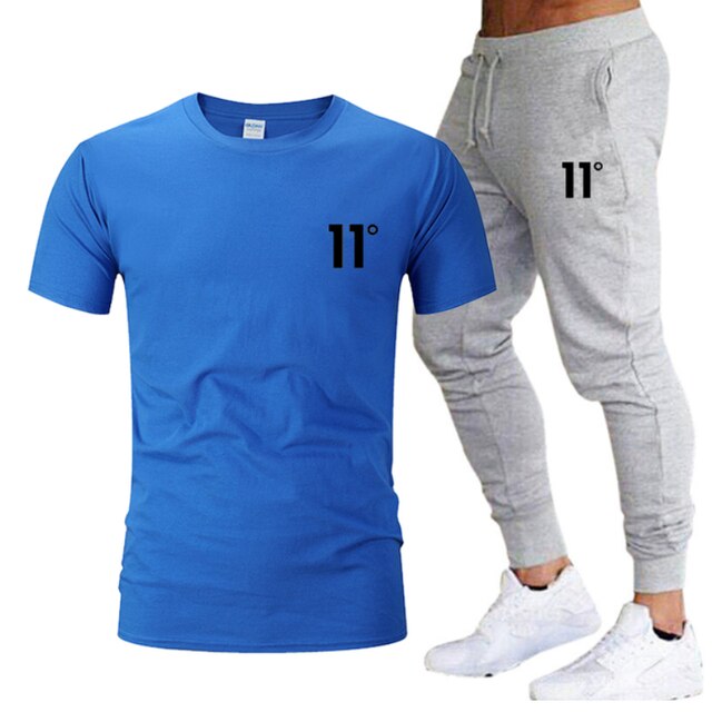 Hot Selling Men's Sweatshirt + Pants 2 Piece Set Casual Sportswear Basketball Wear Spring&Summer New Sportswear Brand Suit 11C