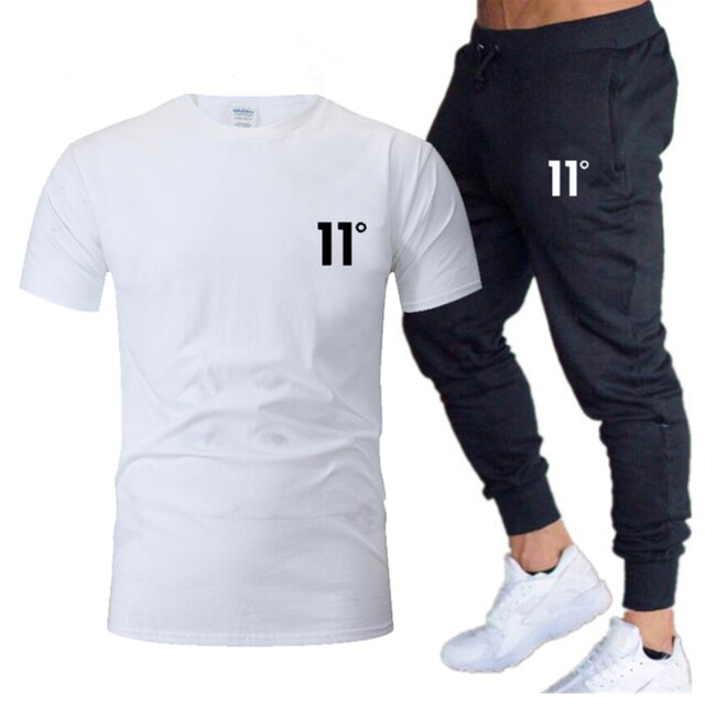 Hot Selling Men's Sweatshirt + Pants 2 Piece Set Casual Sportswear Basketball Wear Spring&Summer New Sportswear Brand Suit 11C