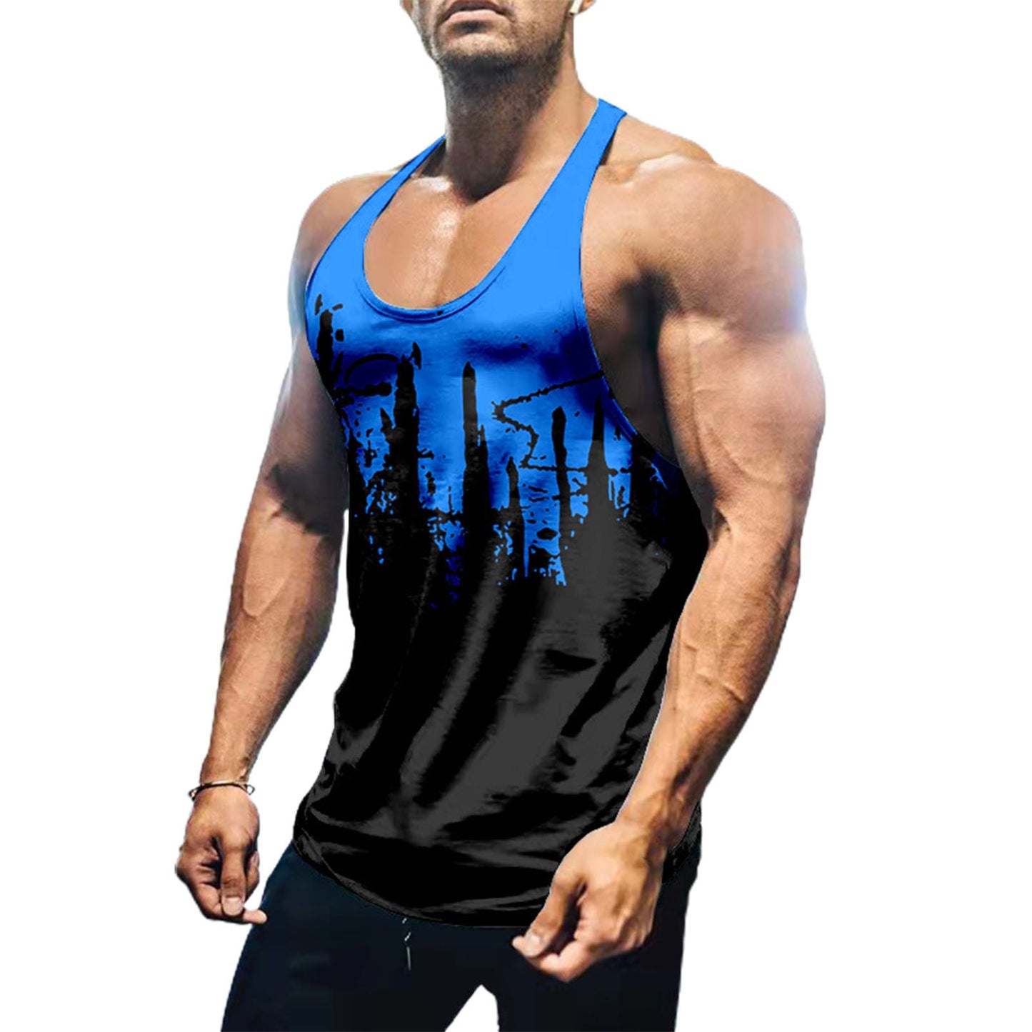 Summer Mens Muscle Hoodie Vest Sleeveless Bodybuilding Gym Workout Fitness Shirt High Quality Vest Hip Hop Sweatshirt Men's Tops