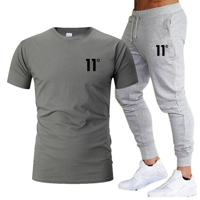 Hot Selling Men's Sweatshirt + Pants 2 Piece Set Casual Sportswear Basketball Wear Spring&Summer New Sportswear Brand Suit 11C