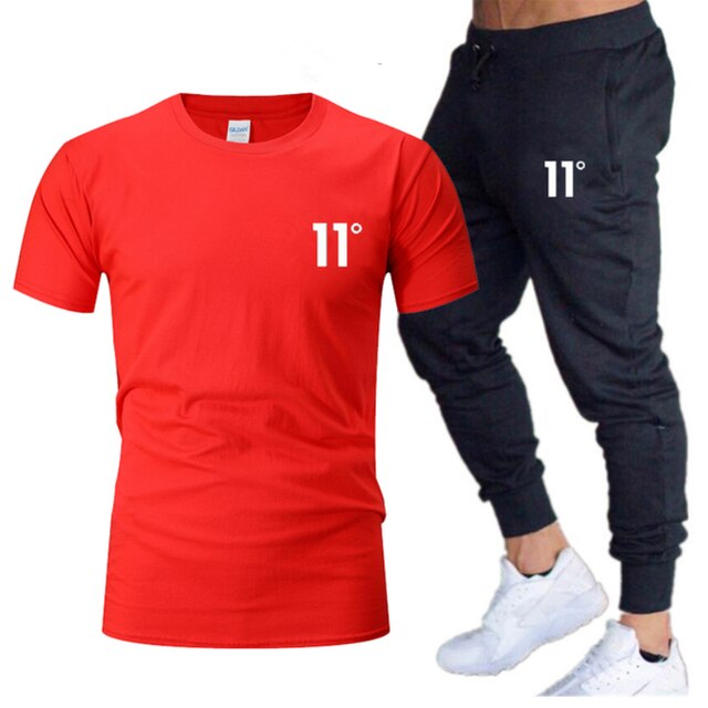 Hot Selling Men's Sweatshirt + Pants 2 Piece Set Casual Sportswear Basketball Wear Spring&Summer New Sportswear Brand Suit 11C