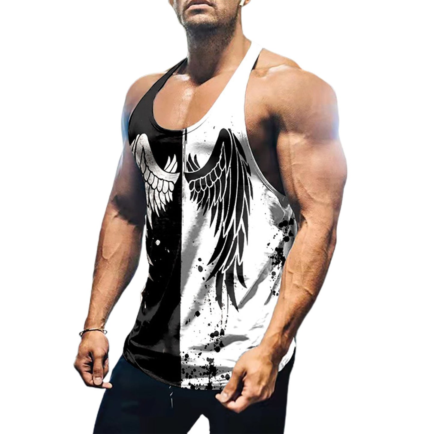 Summer Mens Muscle Hoodie Vest Sleeveless Bodybuilding Gym Workout Fitness Shirt High Quality Vest Hip Hop Sweatshirt Men's Tops