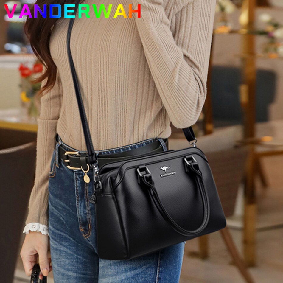 Tote Leather Luxury Handbags Women Bags Designer Handbags High Quality Crossbody Bags For Women 2022 Sac a Main Ladies Hand Bag