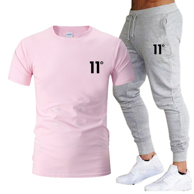 Hot Selling Men's Sweatshirt + Pants 2 Piece Set Casual Sportswear Basketball Wear Spring&Summer New Sportswear Brand Suit 11C