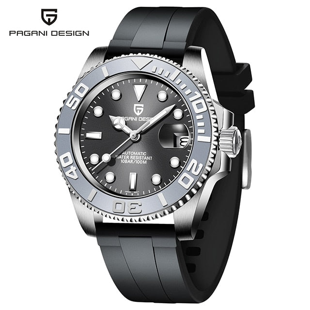 Luxury Men's Mechanical Watches 120 clicks 40MM AR Coated Sapphire Glass Men's Automatic Watches Relojes