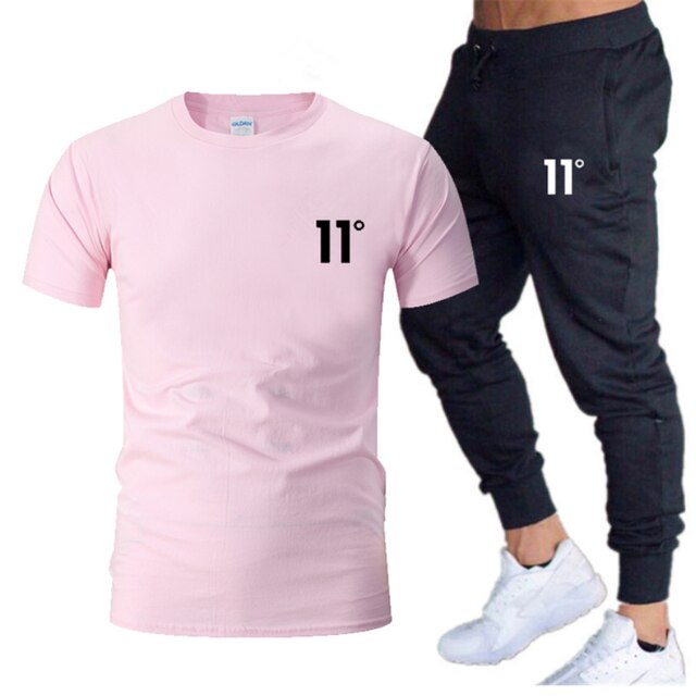 Hot Selling Men's Sweatshirt + Pants 2 Piece Set Casual Sportswear Basketball Wear Spring&Summer New Sportswear Brand Suit 11C