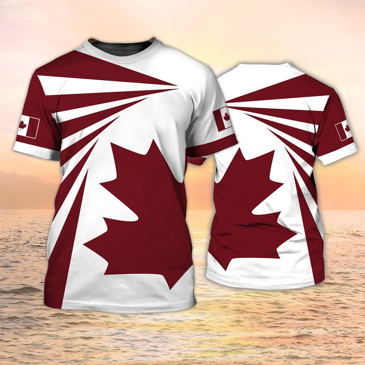 Canada T-Shirts Canadian Flag Emblem Maple Leaf 3D Print Streetwear Men Women Fashion Oversized T Shirt Kids Tees Tops Clothing