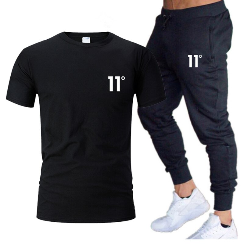 Hot Selling Men's Sweatshirt + Pants 2 Piece Set Casual Sportswear Basketball Wear Spring&Summer New Sportswear Brand Suit 11C