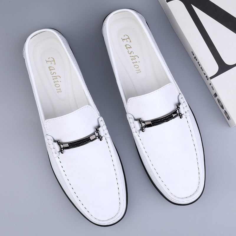 Fashion Mens Genuine Leather Shoes New Arrival Casual Shoes Business Men Slip-on Shoes All-Match Loafers Handmade Driving Flats