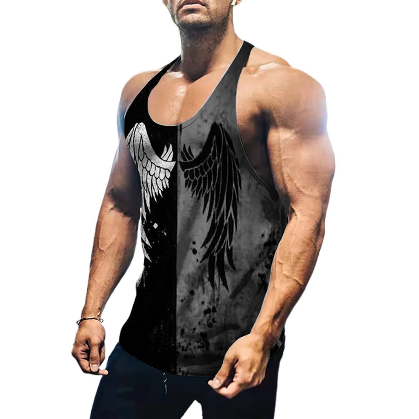 Summer Mens Muscle Hoodie Vest Sleeveless Bodybuilding Gym Workout Fitness Shirt High Quality Vest Hip Hop Sweatshirt Men's Tops