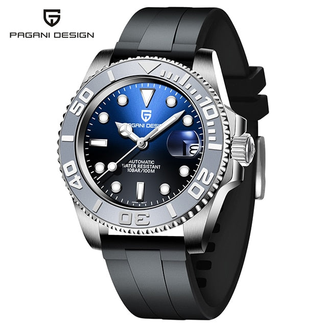 Luxury Men's Mechanical Watches 120 clicks 40MM AR Coated Sapphire Glass Men's Automatic Watches Relojes