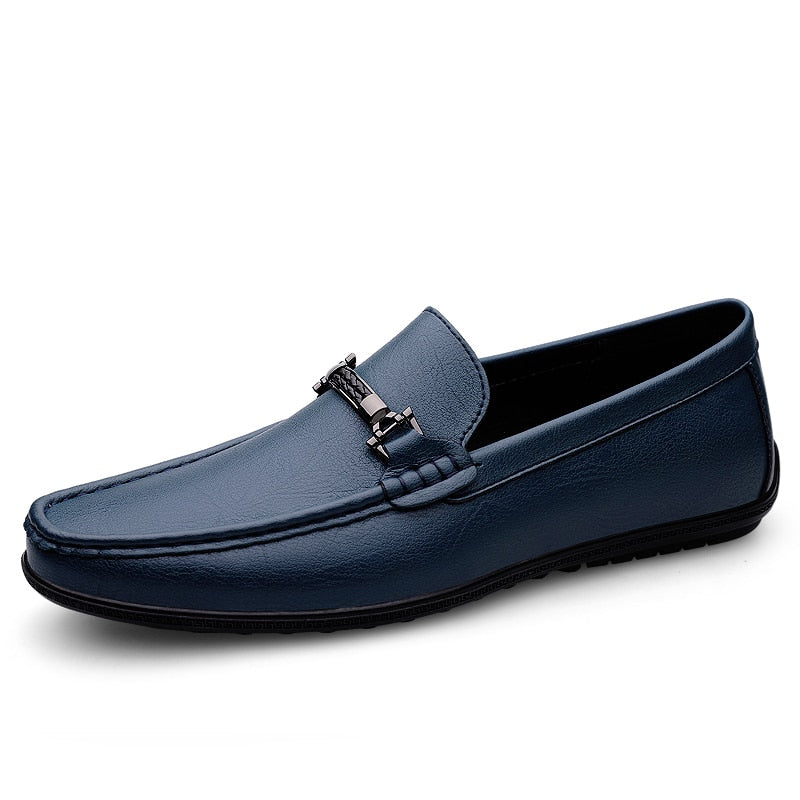 Fashion Mens Genuine Leather Shoes New Arrival Casual Shoes Business Men Slip-on Shoes All-Match Loafers Handmade Driving Flats