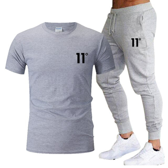 Hot Selling Men's Sweatshirt + Pants 2 Piece Set Casual Sportswear Basketball Wear Spring&Summer New Sportswear Brand Suit 11C