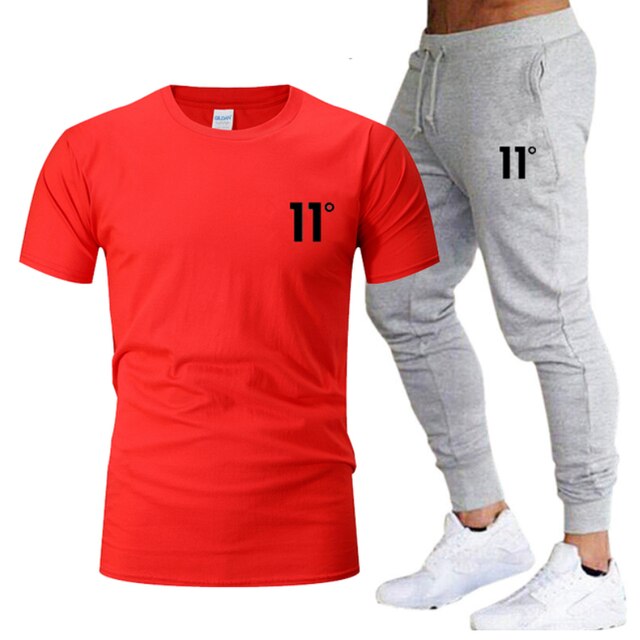 Hot Selling Men's Sweatshirt + Pants 2 Piece Set Casual Sportswear Basketball Wear Spring&Summer New Sportswear Brand Suit 11C